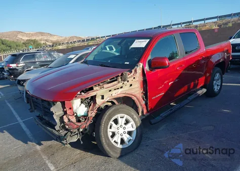 2021 Chevrolet Colorado 2Wd Short Box Lt из США, поврежденный, VIN 1GCGSCEN7M1158415